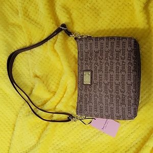 Juicy Couture Gothic Logo Chestnut Chino Crossbody